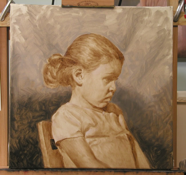retrato al oleo tutorial